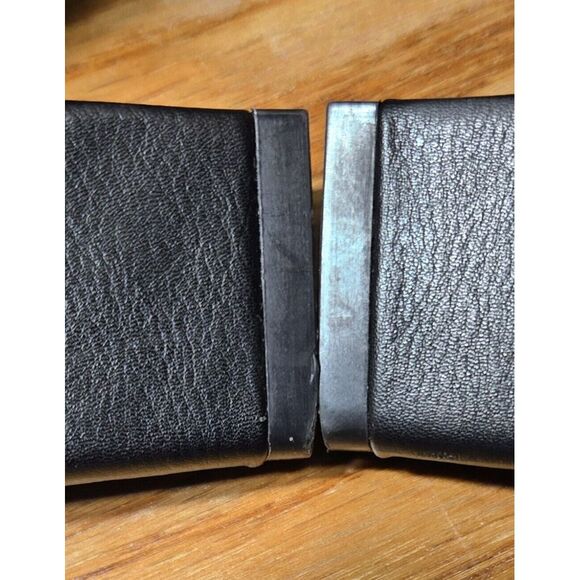 Nine West Blushing Black Zip Booties Heels Women's Size 8.5 M Formal Walking - Picture 6 of 9